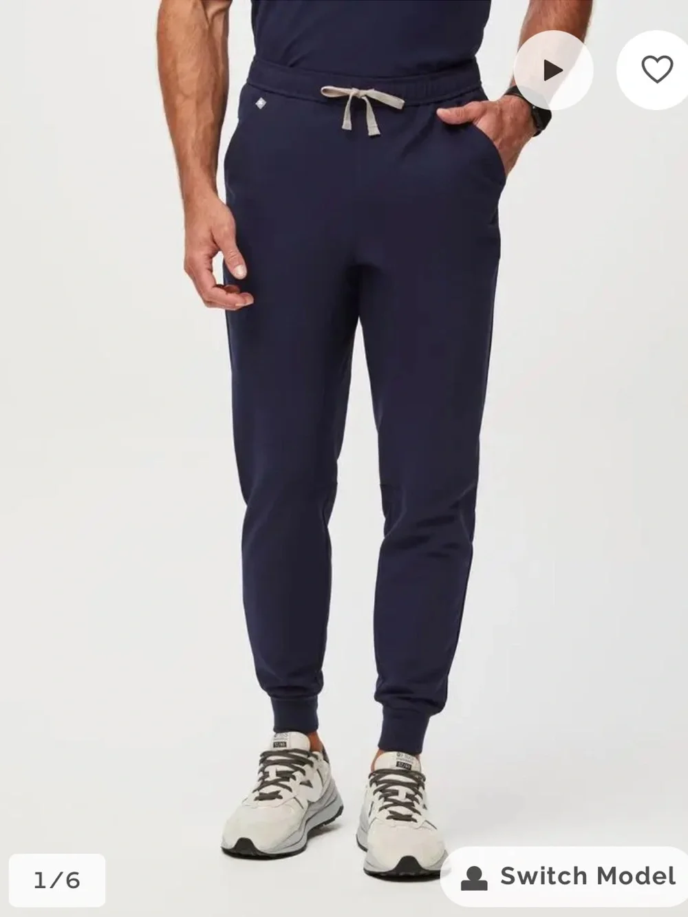 Figs Navy Tansen Joggers Size Small